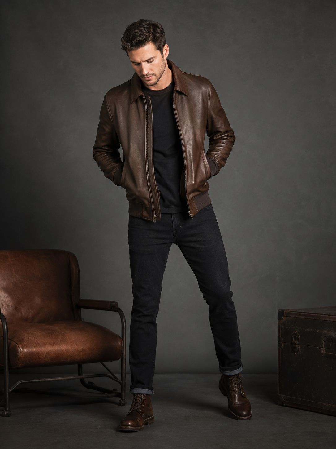 Downtown Classic Bomber Jacket