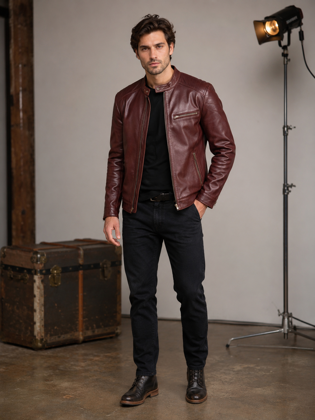 Rebel Retro Cafe Racer Jacket