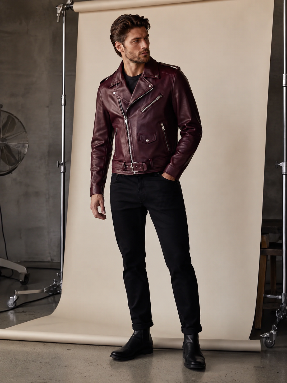 Roadster Studded Moto Jacket